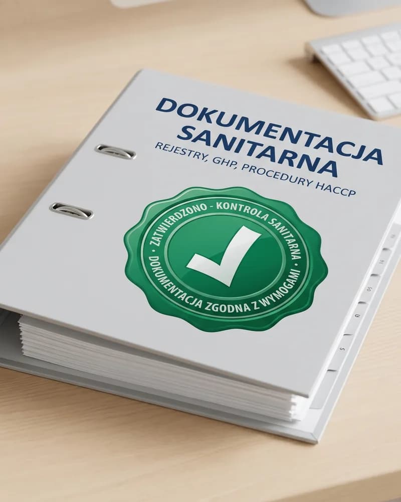 Przykład dokumentacji HACCP — segregator z procedurami